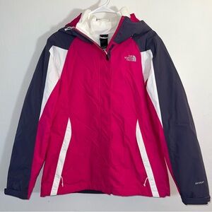 North Face Hyvent 3 In 1 Triclimate Hooded Winter Ski Jacket w/ NF Puffer Insert